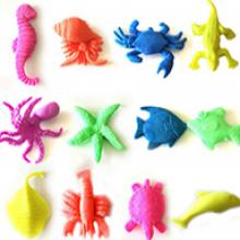 Маленькие гидрогелевые фигурки "Морские животные", 10 шт