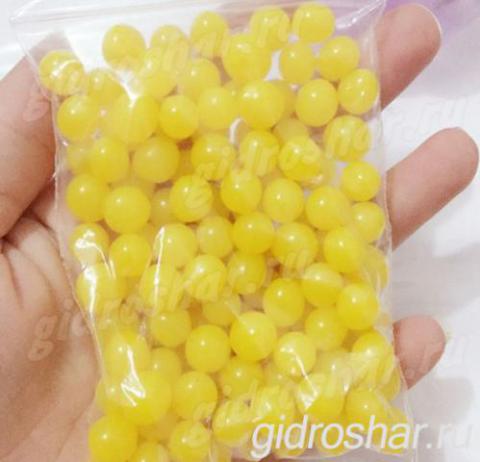 Желтые растущие шарики ORBEEZ (Орбиз) 35-45 мм, 20 шт