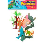 Набор растущих игрушек "Океан" 8 шт + дерево