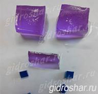 Фиолетовые гидрогелевые кубики "Orbeez" (Орбиз), 1 шт