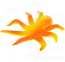Растущий в воде Желто-оранжевый Осминог, 1 шт