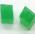 Зеленые гидрогелевые кубики "Orbeez" (Орбиз), 10 шт
