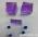 Фиолетовые гидрогелевые кубики "Orbeez" (Орбиз), 1 шт