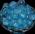 Небесный синий гидрогель с блеском 1,5 см, 10000 шт